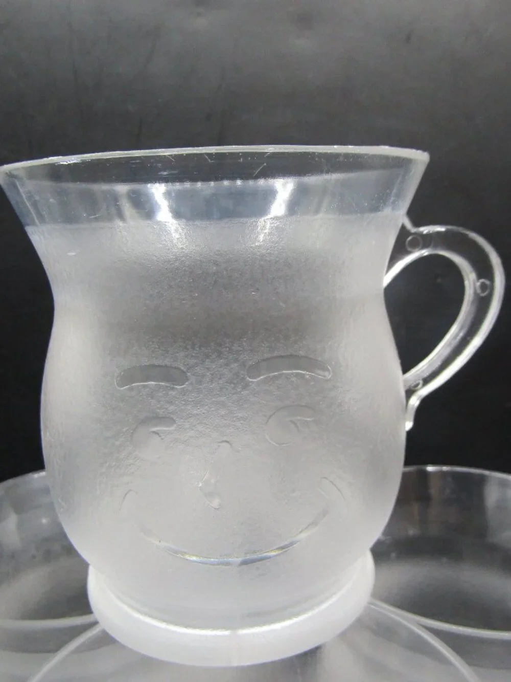 Set of Four Kool-aid Frosted Translucent Cups